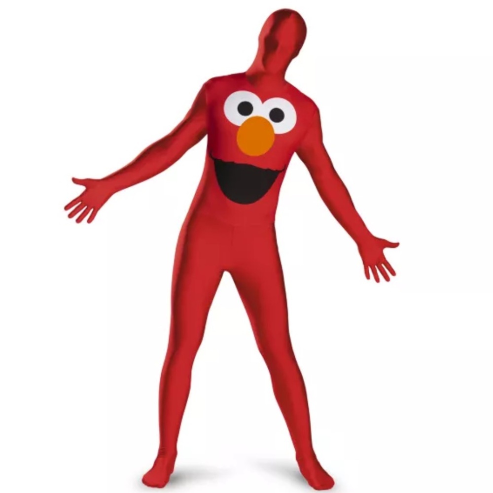 Sesame Street Elmo Adult Costume skinovations bodysuit adult XL 42-46